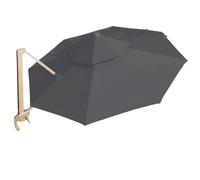 Roman Garden Parasol Replacement Canopy, 300 cm, Double Top, White | Polyester, Waterproof, Easy Installation, Fits 300 cm Roman Parasol, for Garden, Patio, Courtyard, 1 Pack