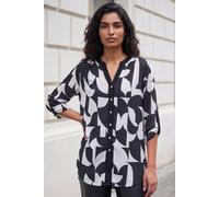 Roman Women's Geo Print Shirt in Black | Size: 20 Roman Black 20