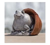 Roman Giftware Inc., Garden Collection, Pudgy Pals, 6" H Frog in Pot Statue Pudgy,Religious, Inspirational, Durable (5x6x6)