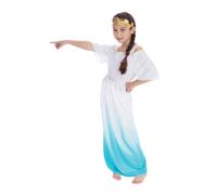 Roman Goddess Costume Greek Toga Tunic Empress Mythology Gown Kids Fancy Dress
