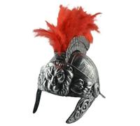 Roman hem for adults - hairstyle with side protection, golden helmet helmet with a roman warrior with authentic appearance for adults