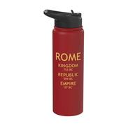 Roman History from Kingdom to Ancient Rome Stainless Steel Insulated Water Bottle