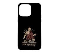 Roman History SPQR Julius Caesar Latin Meme Gift Idea Case for iPhone 15 Pro Max