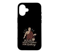 Roman History SPQR Julius Caesar Latin Meme Gift Idea Case for iPhone 16