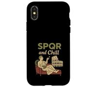 Roman History SPQR Julius Caesar Latin Meme Gift Idea Case for iPhone X/XS