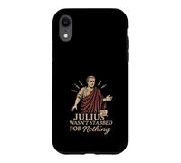 Roman History SPQR Julius Caesar Latin Meme Gift Idea Case for iPhone XR