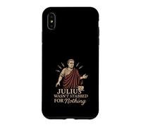 Roman History SPQR Julius Caesar Latin Meme Gift Idea Case for iPhone XS Max