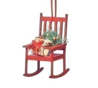 Roman Holiday Tradition Rocking Chair Hanging Ornament, 5-inch Height, Christmas Decoration