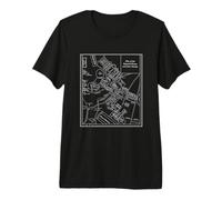 Roman Imperial Forum Map Premium T-Shirt