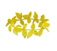 Roman Laurel Headband Gold Disguise Hats Caps & Headwear for Fancy Dress Costumes Accessory