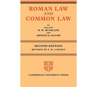 Roman Law & Common Law: A Comparison in Outline