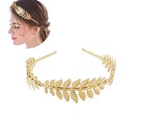Roman Leaf Crown, Gold Headband Ladies Headbands for Women's Hair, Goddess Tiara Head Band, Greek Gold Leaf Headband Bridal Headbands