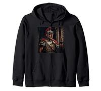 Roman Legionary Warrior Roman Swordsman Aesthetic Art Zip Hoodie