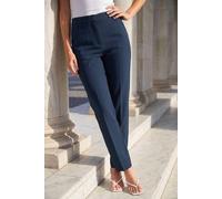 Long Straight Leg Stretch Trouser Roman Navy 16