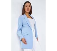 Roman Longline Blazer Jacket In Light Blue Light Blue 20