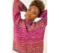 Roman Metallic Ombre Knit Jumper In Pink Pink 20
