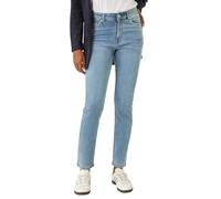 Roman Mom Jeans for Women UK - Ladies Slim Leg Denim Trousers Stretch Cotton Smart Casual Pull On Straight Skinny Slim Fit Regular Cut & Curve Plus Sizes 29' - Blue - Size 20