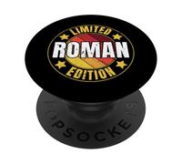 Roman Name Limited Edition Personalized Birthday Retro PopSockets Adhesive PopGrip
