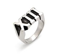 Roman Numeral 13 Titanium Steel Men's Rings Punk Hip hop Retro Unique Amulet for Man Boyfriend Biker Jewelry Creativity Gift