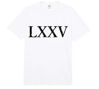 Roman Numeral 75 LXXV ~ Seventy Five Comfort Colors Adult Heavyweight T-Shirt