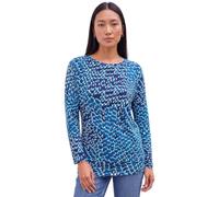 Roman Originals Blouson Top for Women UK Ladies Drop Shoulder Long Sleeve Jersey Stretchy Oversized Casual Office Jumper Soft Everyday Sweater Lounge Sweatshirt Blouses