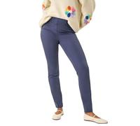 Roman Originals Jeggings for Women UK Jean Ladies Stretchy Trousers Denim Leggings High Waist Rise Pull On Skinny Straight Leg Cotton Pants Smart Casual - Steel Blue - Size 16