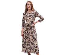 Roman Originals Maxi Dress with Pockets for Women UK Ladies Stretchy Jersey Midi Elasticated Gathered High Waist Skater Swing Fit Flare Office Work Smart Casual Boho