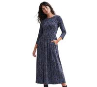 Roman Originals Maxi Dress with Pockets for Women UK Ladies Stretchy Jersey Midi Elasticated Gathered High Waist Skater Swing Fit Flare Office Work Smart Casual Boho
