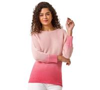Roman Originals Ombre Shimmer Knit Jumper for Women UK - Ladies Everyday Holiday Spring Summer Round Neckline Comfy Soft Evening Vacation Work Party - Light Pink - Size 12