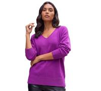 Roman Originals Soft V-Neck Side Split Knit Sweater for Women UK - Ladies Everyday Autumn Winter V-Neckline Comfy Soft Evening Vacation Work Party Night Out