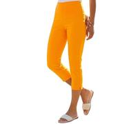 Roman Originals Women Cropped Stretch Trouser - Ladies Spring Everyday Summer Evening Vacation Work Holiday Smart Casual - Amber - Size 12