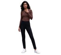 Roman Originals Women's High Waisted Skinny Trousers - Black, Size 10