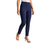 Roman Originals Women's High Waisted Skinny Trousers - Black, Size 10
