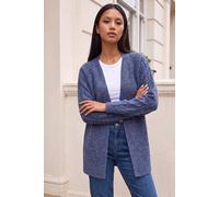 Roman Women Chunky Knitted Cardigan with Pockets - Ladies Oversized Longline Loose Casual Soft Cable Knit Knitwear Autumn Winter Wool Boho Comfortable Day Cardigans