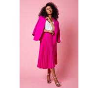 Roman Petite 3/4 Sleeve Classic Stretch Blazer In Cerise Cerise 12