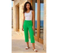 Petite Bengaline Cropped Trouser Roman Green 18