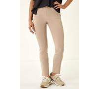Roman Petite Bengaline Stretch Trouser In Stone Stone 14