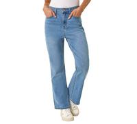 Roman Petite Bootcut Stretch Jeans In Mid Blue Mid Blue 14