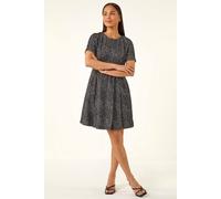 Roman Women's Petite Boucle Knit Dress in Black | Size: 14 Roman Black 14