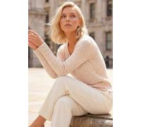 Roman Petite Button Cuff Jumper In Light Pink Light Pink