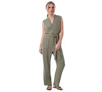 Roman Petite Button Detail Pocket Jumpsuit In Khaki Khaki 16