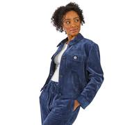Roman Petite Corduroy Button Jacket for Women UK - Ladies Everyday Autumn Winter Round Collar Comfy Soft Evening Vacation Work Party Night Out