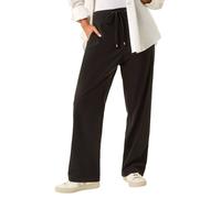 Roman Petite Corduroy Drawstring Trouser In Black Black 18