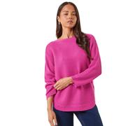 Roman Petite Curve Hem Knit Jumper In Pink Pink 14