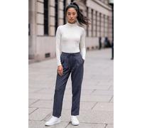 Roman Women's Petite Drawstring Narrowed Leg Trouser in Indigo | Size: 16