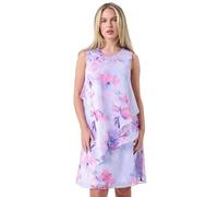 Roman Petite Floral Print Tiered Chiffon Dress In Lilac Lilac 10