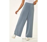 Roman Petite Front Seam Stretch Trouser In Blue Blue