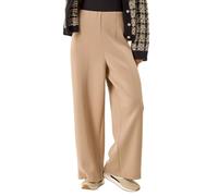 Roman Petite Front Seam Stretch Trouser In Stone Stone 16
