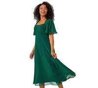 Roman Petite Hotfix Detail Midi Dress In Green Green 14