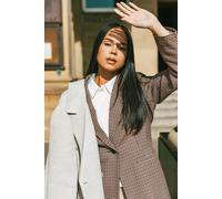 Roman Petite Houndstooth Blazer Multi 12